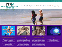 Tablet Screenshot of pediatricpsychologycenter.org